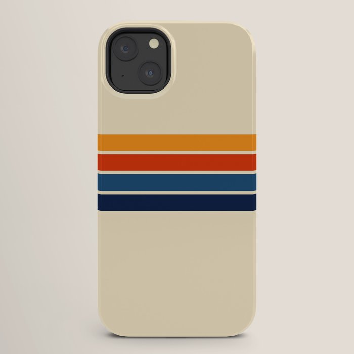 Classic Retro Stripes iPhone Case