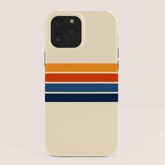 Classic Retro Stripes iPhone Case
