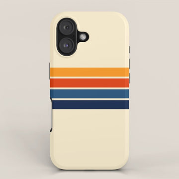 Classic Retro Stripes iPhone Case