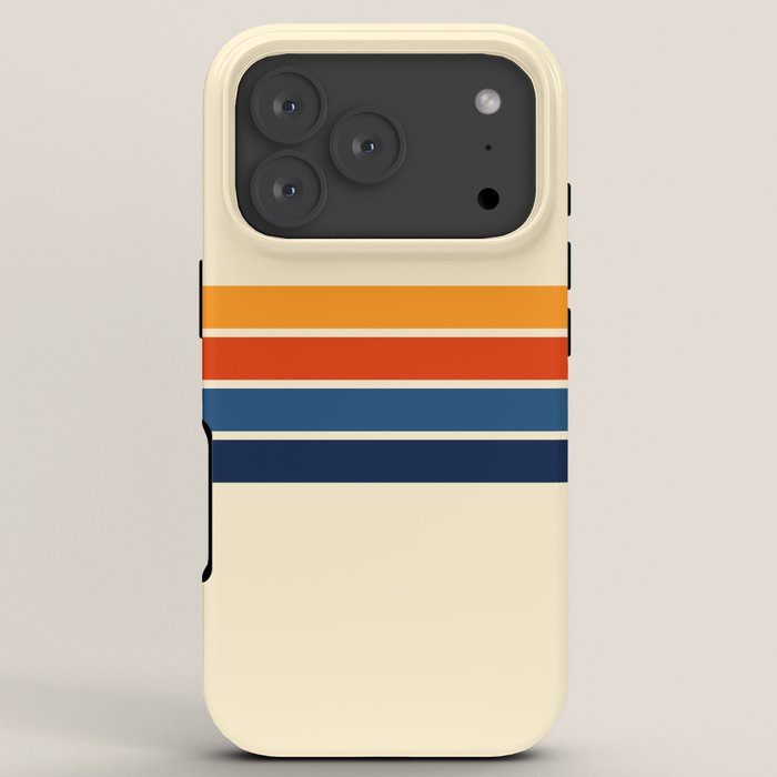Classic Retro Stripes iPhone Case