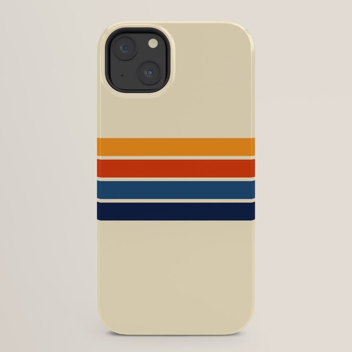 Classic Retro Stripes iPhone Case