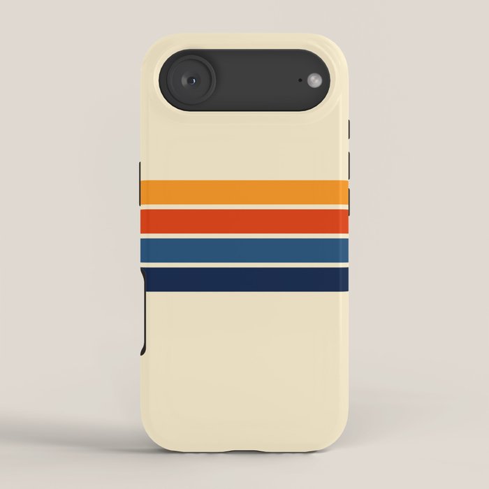 Classic Retro Stripes iPhone Case