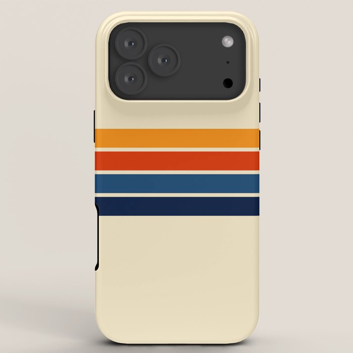 Classic Retro Stripes iPhone Case