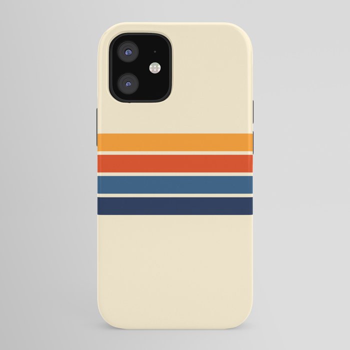 Classic Retro Stripes iPhone Case