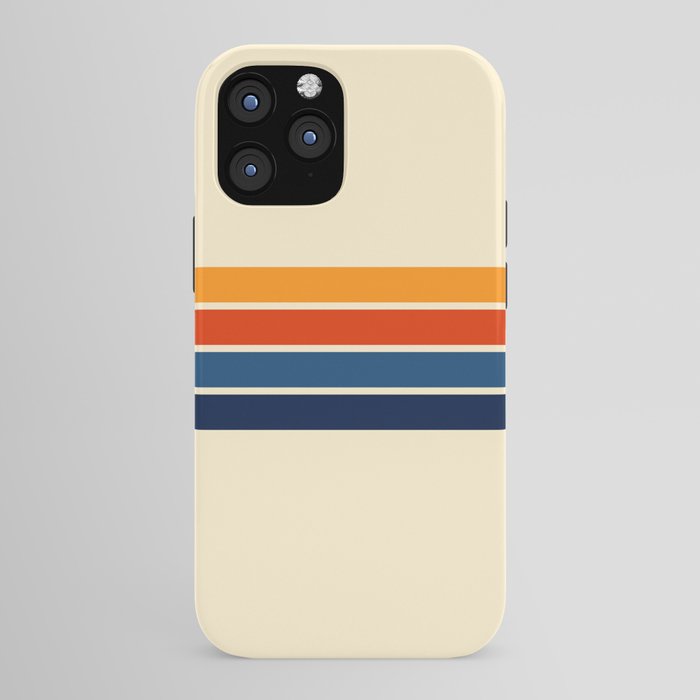 Classic Retro Stripes iPhone Case