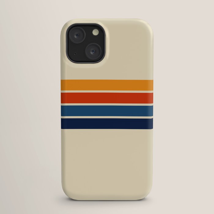 Classic Retro Stripes iPhone Case