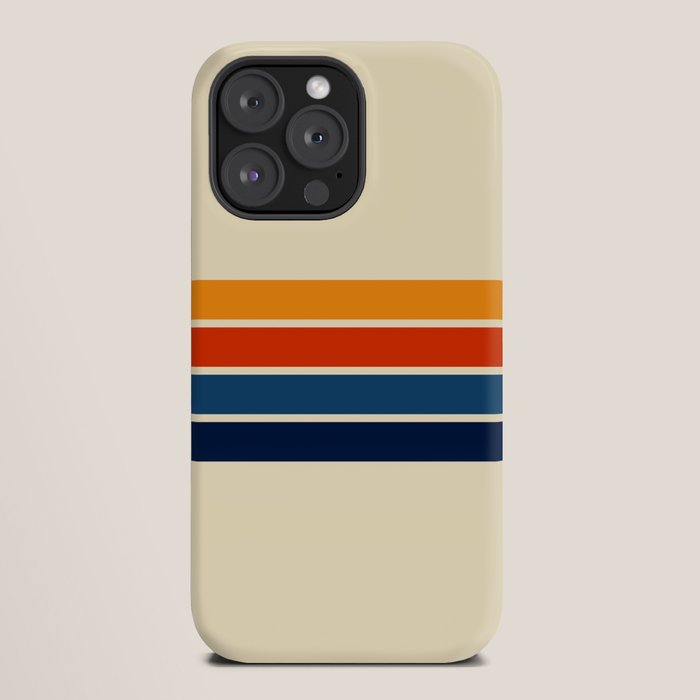 Classic Retro Stripes iPhone Case