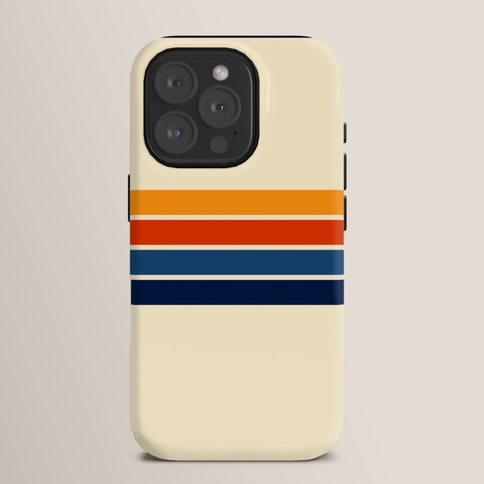 Classic Retro Stripes iPhone Case