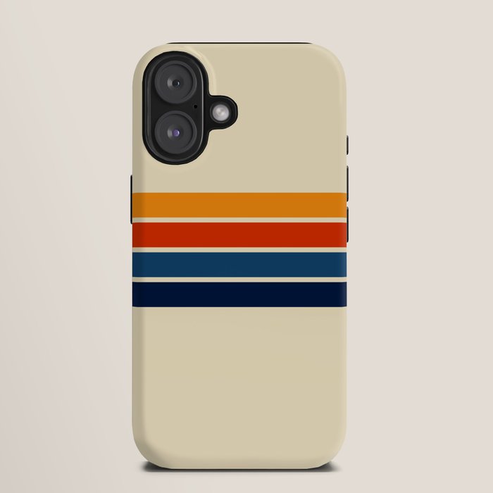 Classic Retro Stripes iPhone Case