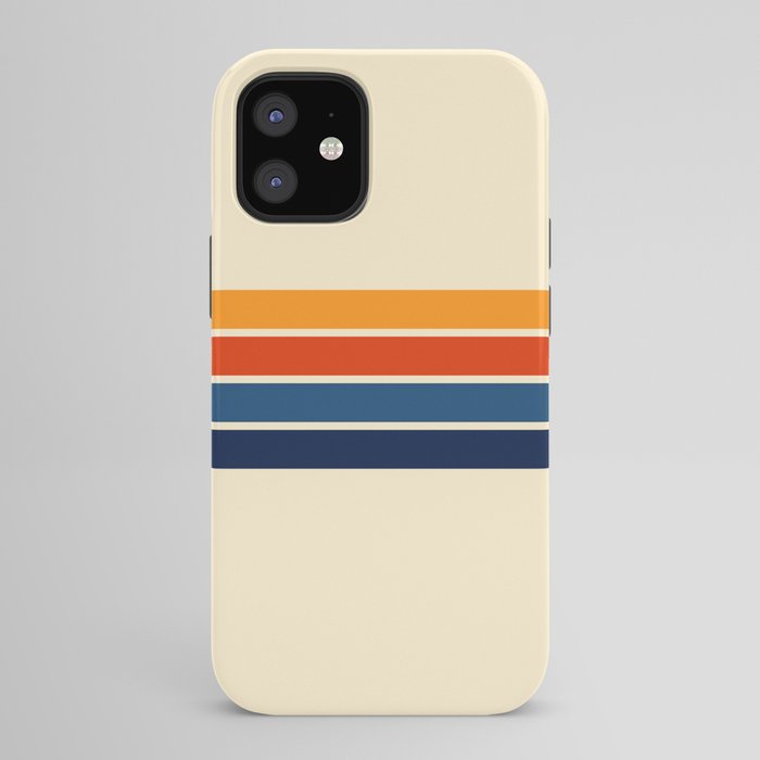 Classic Retro Stripes iPhone Case