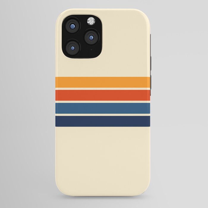 Classic Retro Stripes iPhone Case
