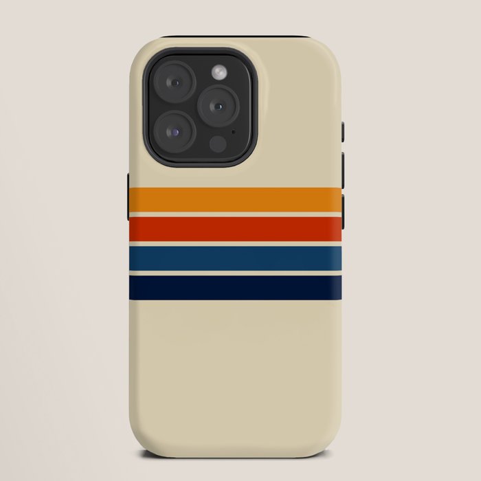 Classic Retro Stripes iPhone Case