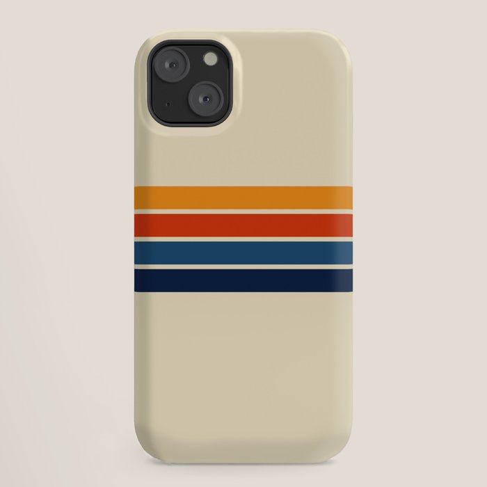 Classic Retro Stripes iPhone Case