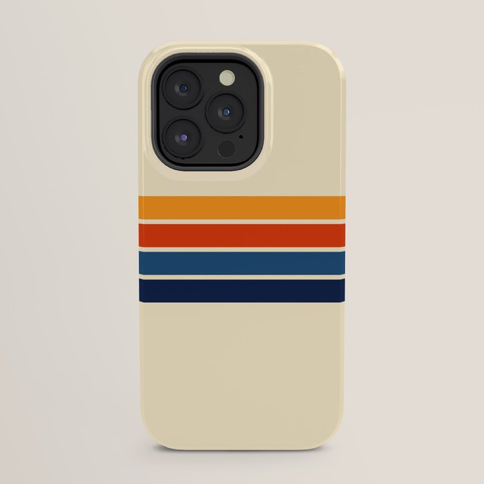 Classic Retro Stripes iPhone Case