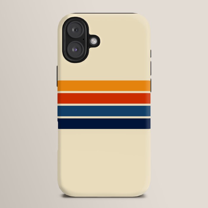 Classic Retro Stripes iPhone Case