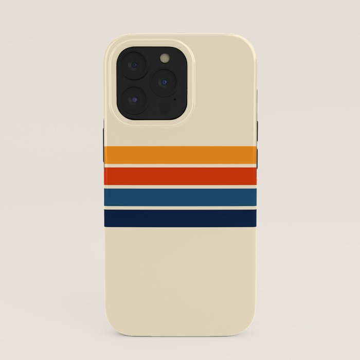 Classic Retro Stripes iPhone Case