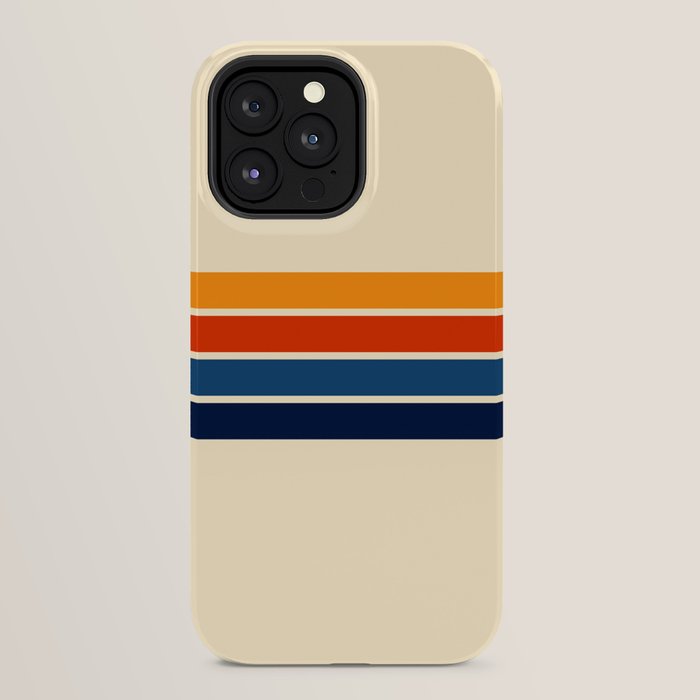 Classic Retro Stripes iPhone Case