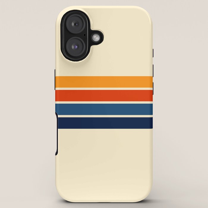 Classic Retro Stripes iPhone Case