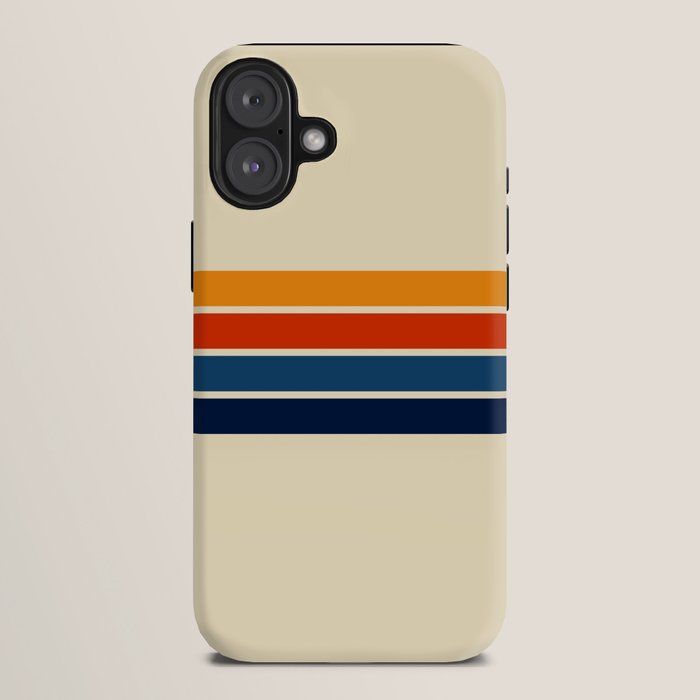 Classic Retro Stripes iPhone Case