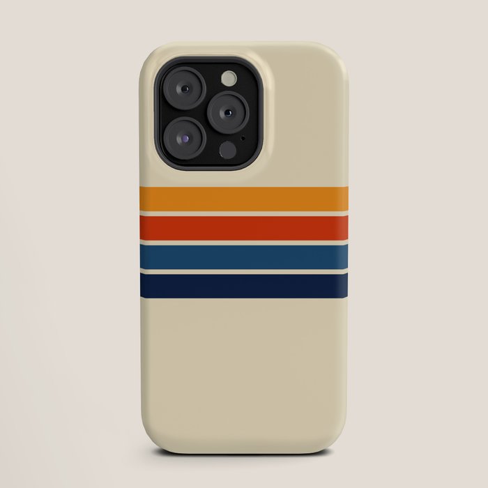 Classic Retro Stripes iPhone Case