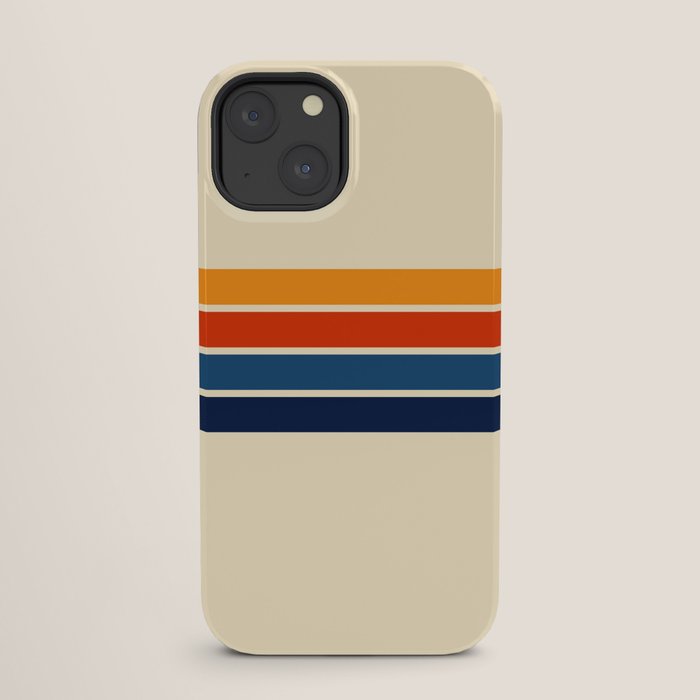 Classic Retro Stripes iPhone Case