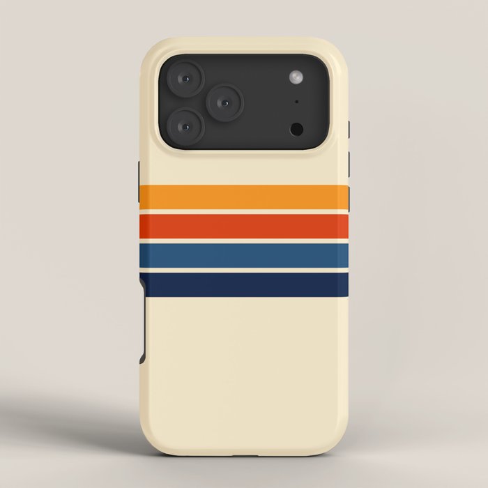 Classic Retro Stripes iPhone Case