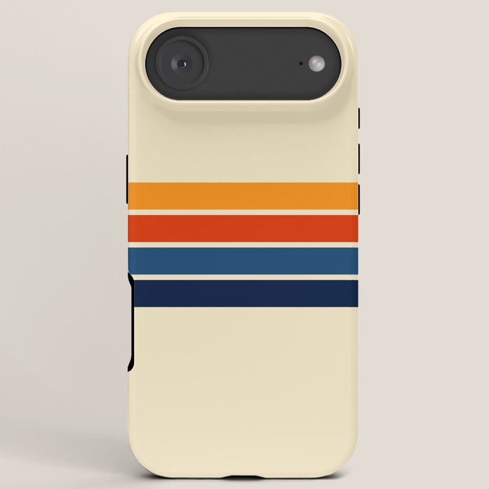 Classic Retro Stripes iPhone Case