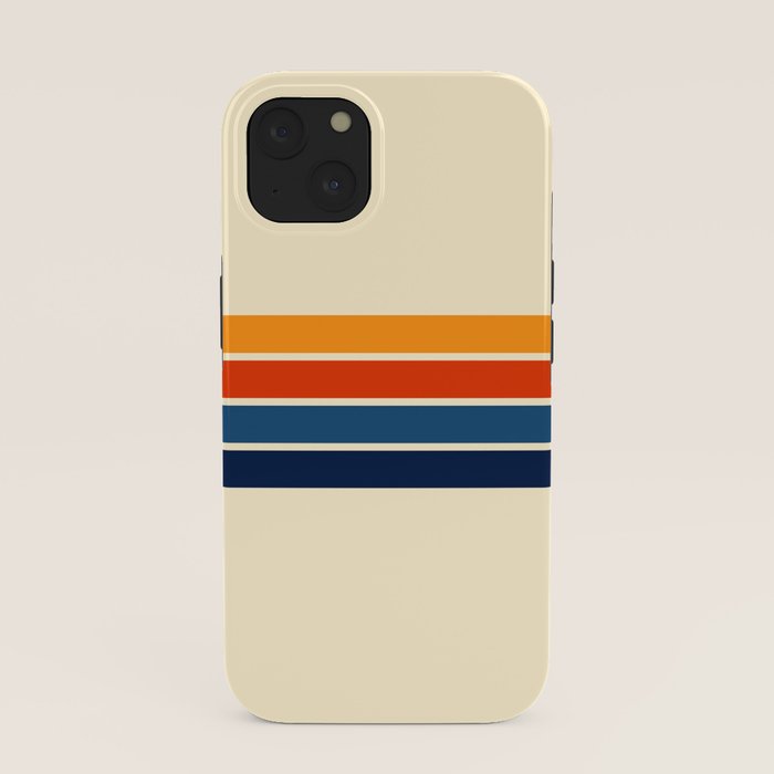 Classic Retro Stripes iPhone Case
