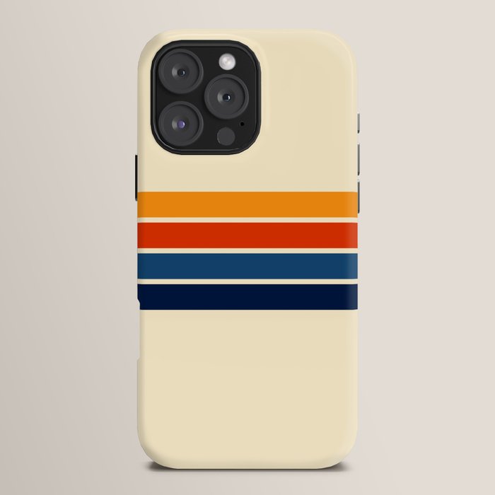Classic Retro Stripes iPhone Case