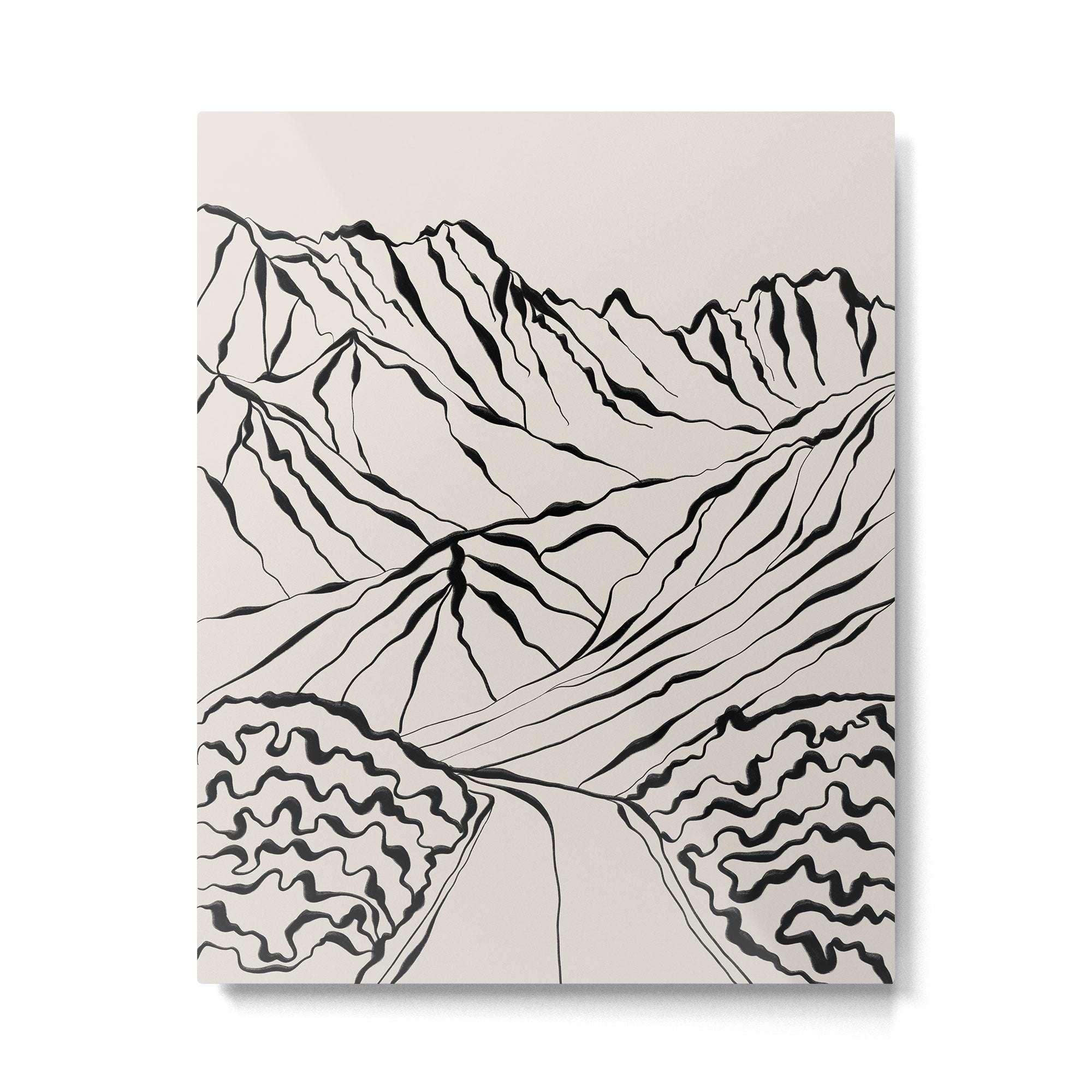 Mountain know the secret Metal Print