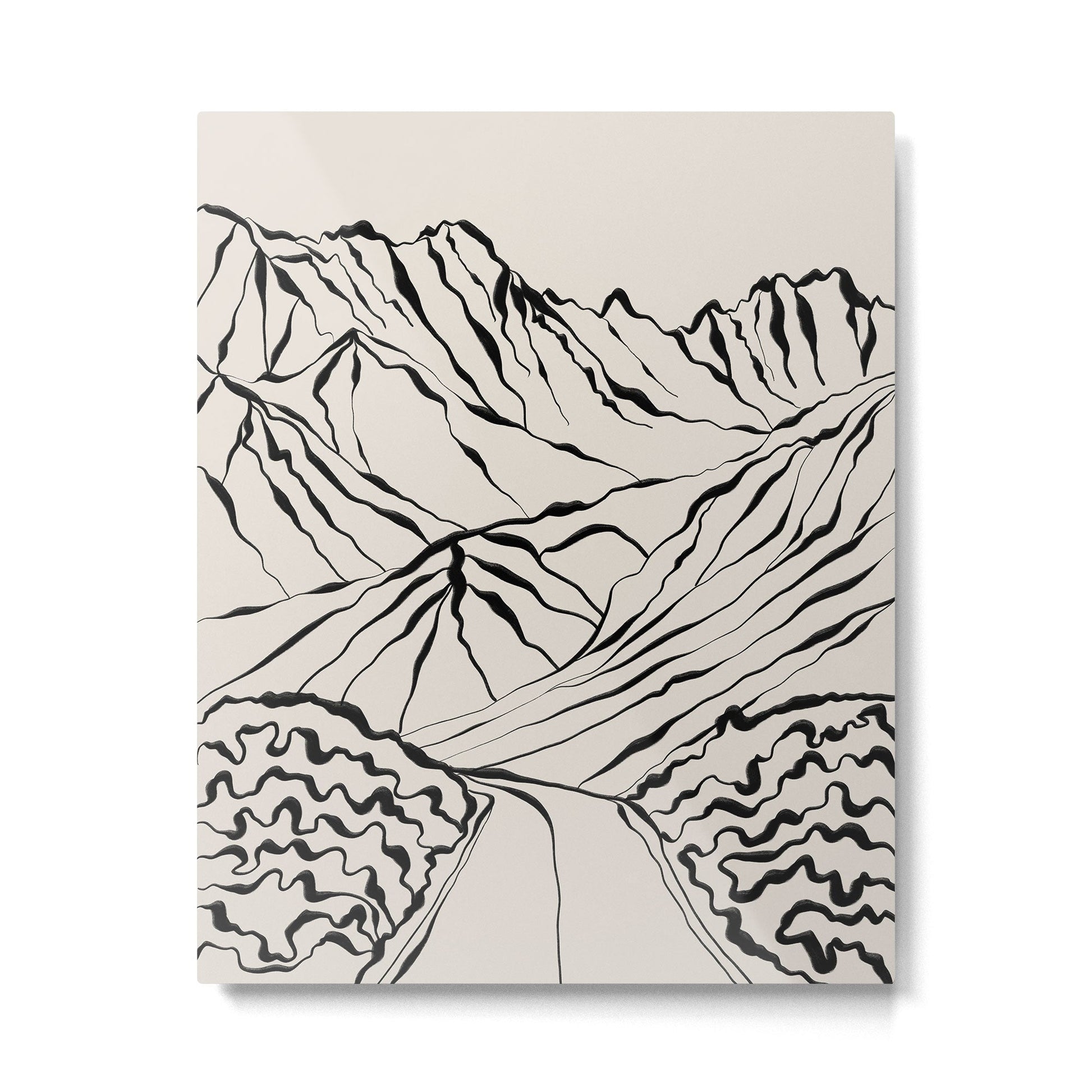 Mountain know the secret Metal Print