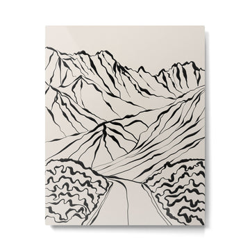 Mountain know the secret Metal Print
