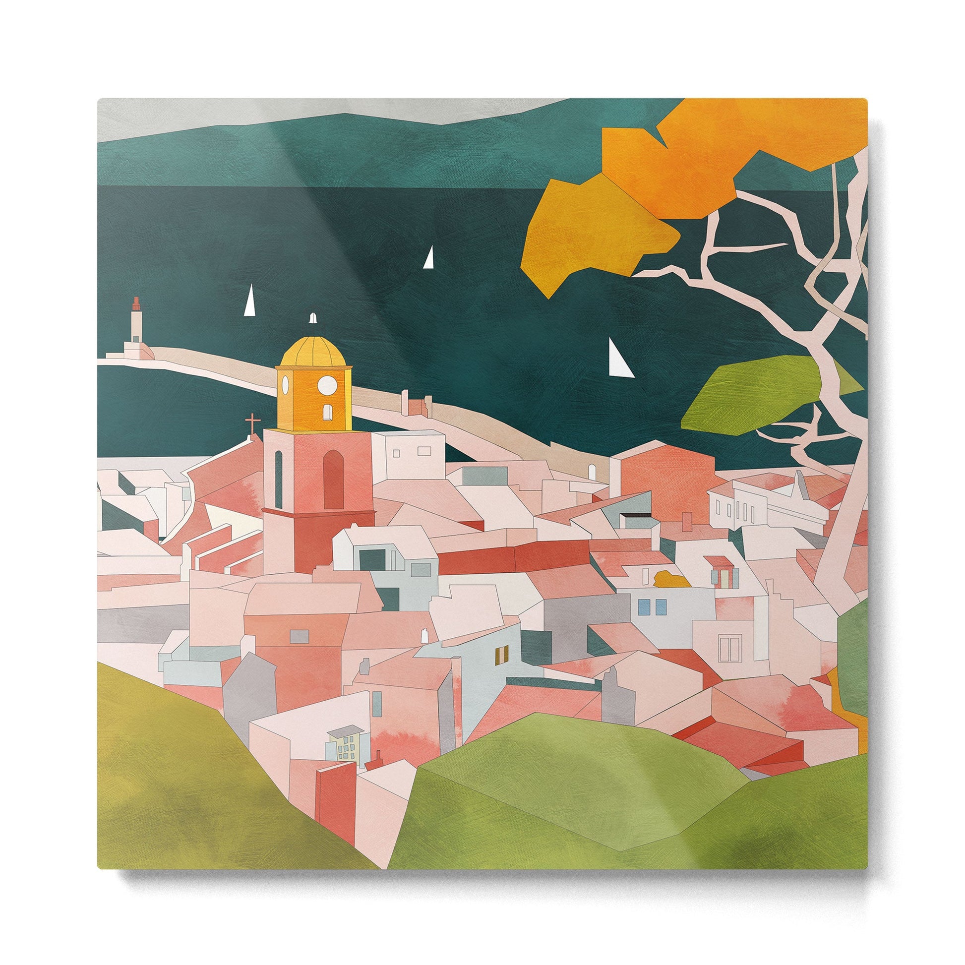 Saint Tropez Metal Print