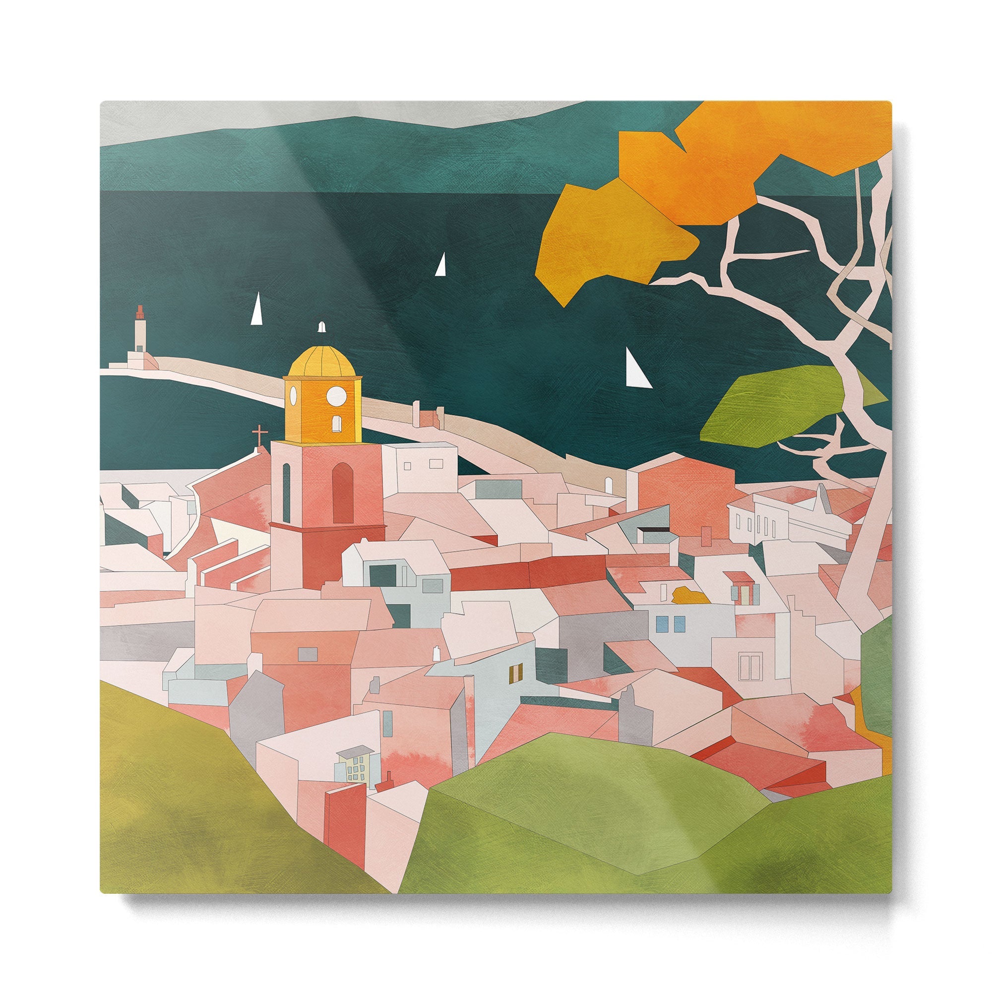 Saint Tropez Metal Print