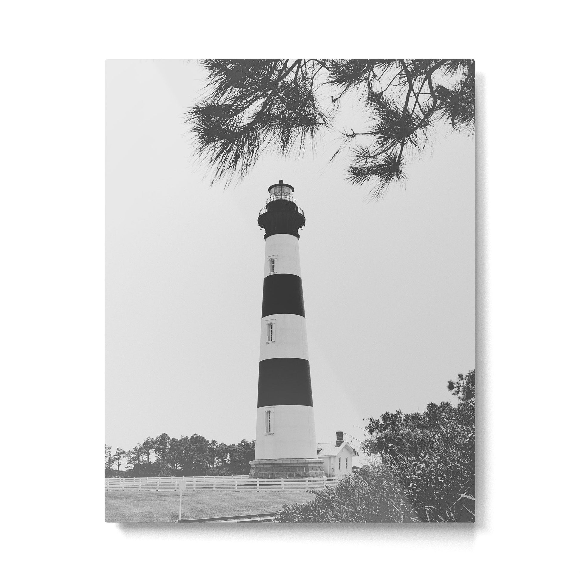 Bodie Island Lighthouse x Outer Banks Metal Print