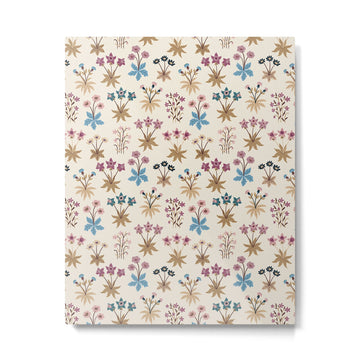 Winter Botanica - Tapestry In Cream Metal Print