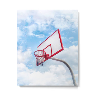 Basketball Court | Venice Beach, Los Angeles, California Metal Print