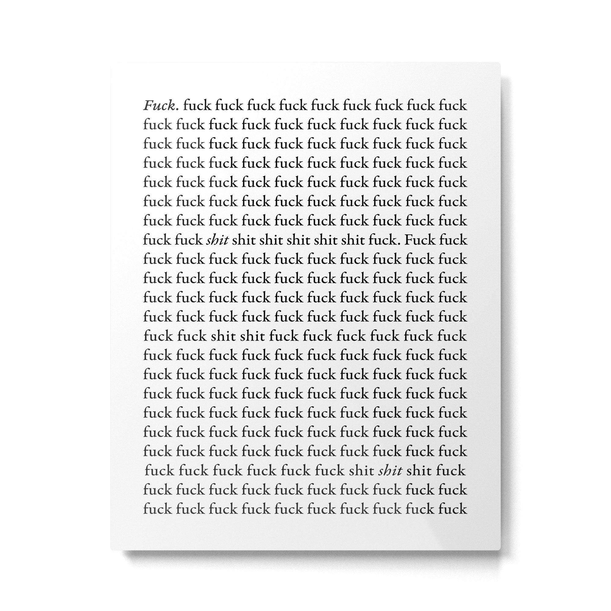 Daily Journal Metal Print