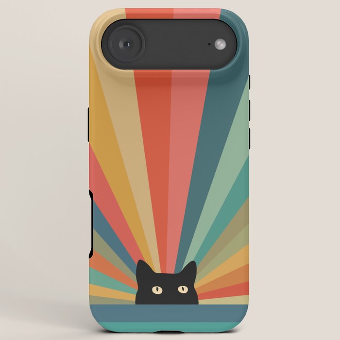 Cat Landscape 165C iPhone Case