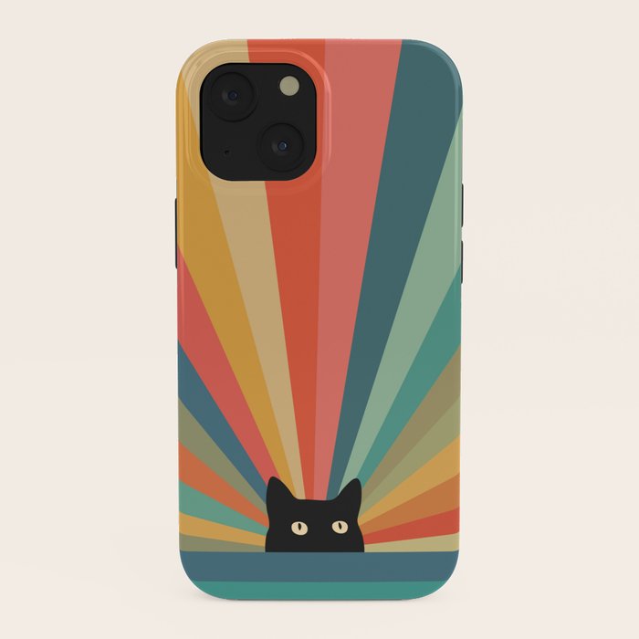 Cat Landscape 165C iPhone Case