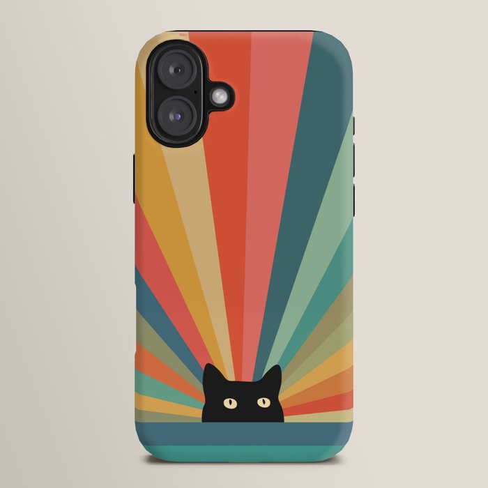 Cat Landscape 165C iPhone Case