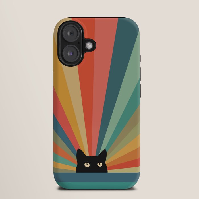 Cat Landscape 165C iPhone Case