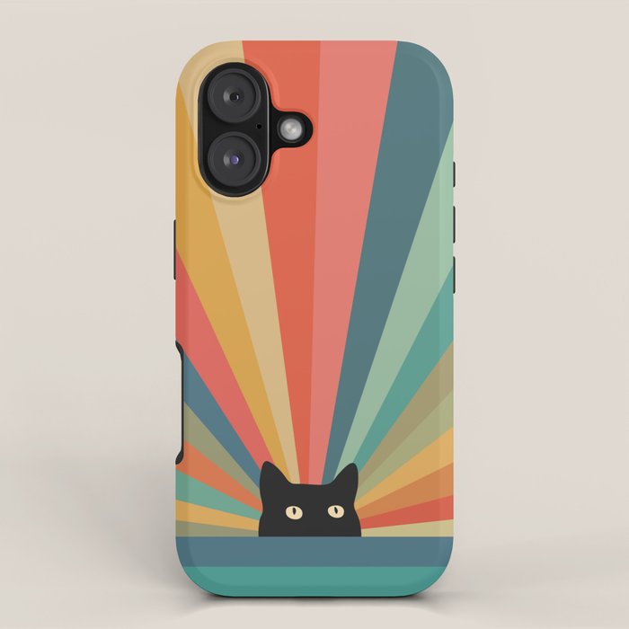 Cat Landscape 165C iPhone Case