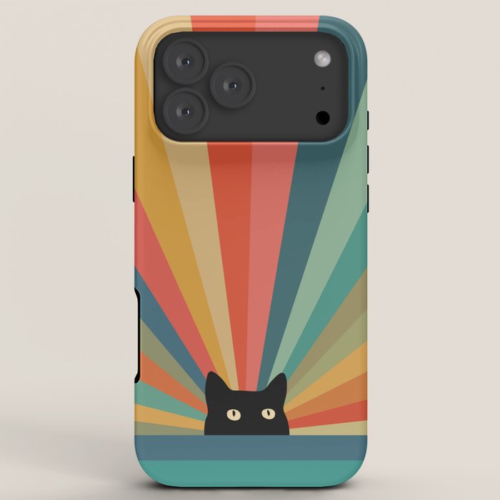 Cat Landscape 165C iPhone Case