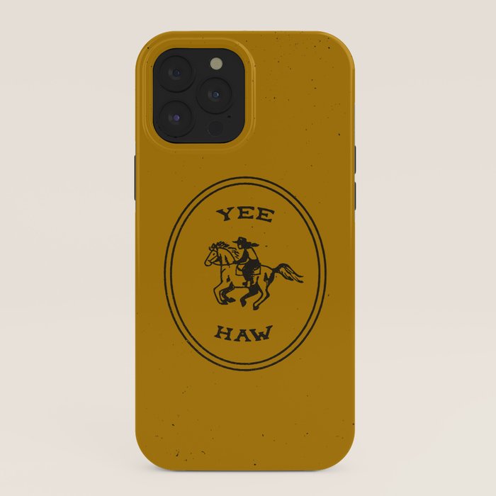 Yee Haw in Gold iPhone Case