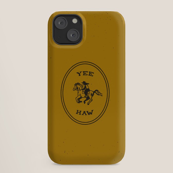 Yee Haw in Gold iPhone Case