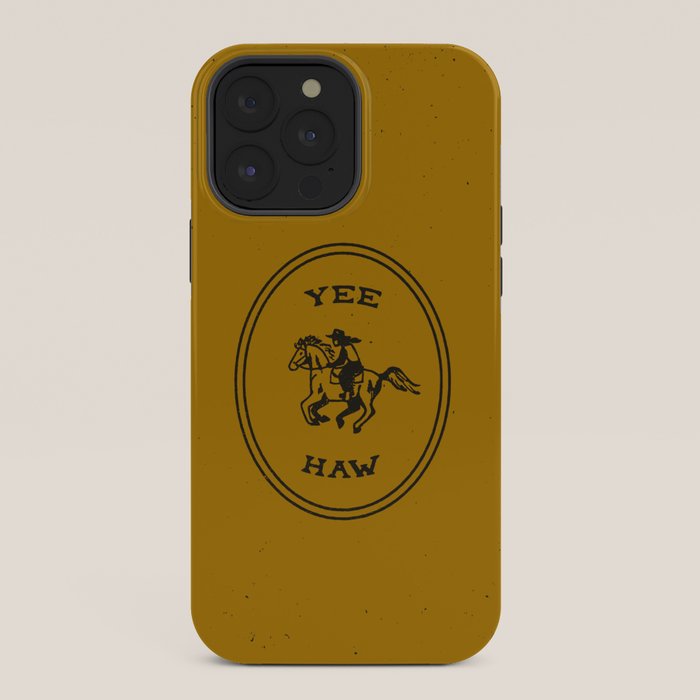 Yee Haw in Gold iPhone Case