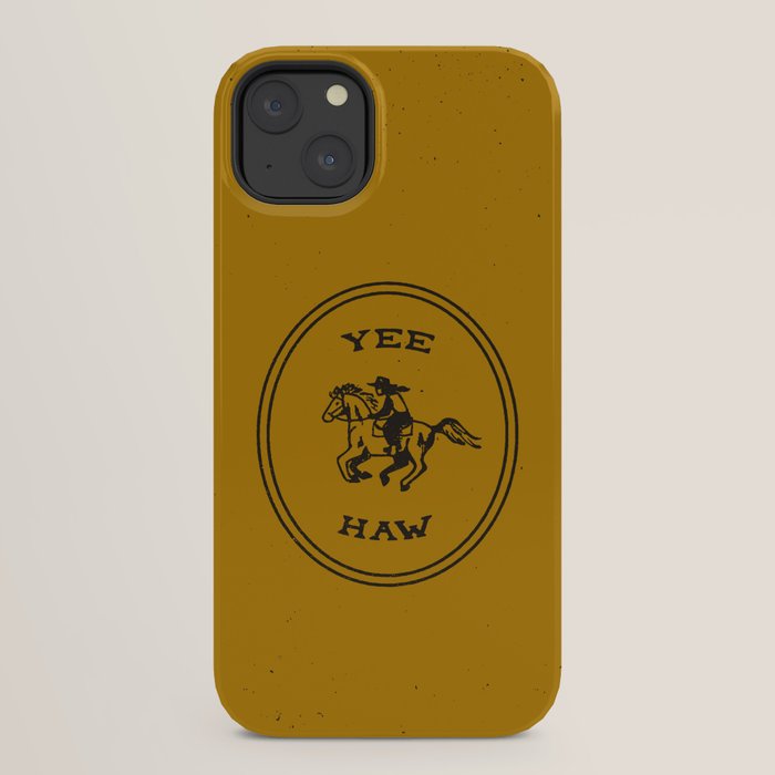 Yee Haw in Gold iPhone Case