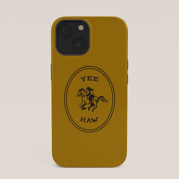 Yee Haw in Gold iPhone Case
