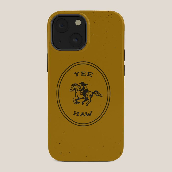 Yee Haw in Gold iPhone Case